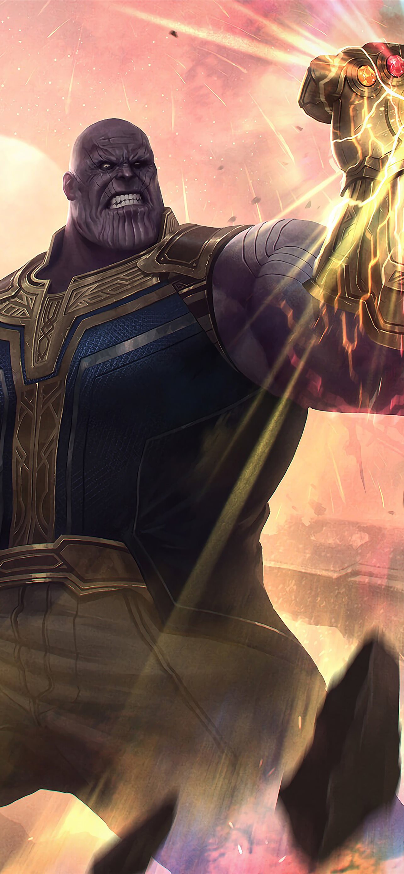 330517 Thanos Infinity Gauntlet Avengers Endgame 4 iPhone Wallpapers  Free Download