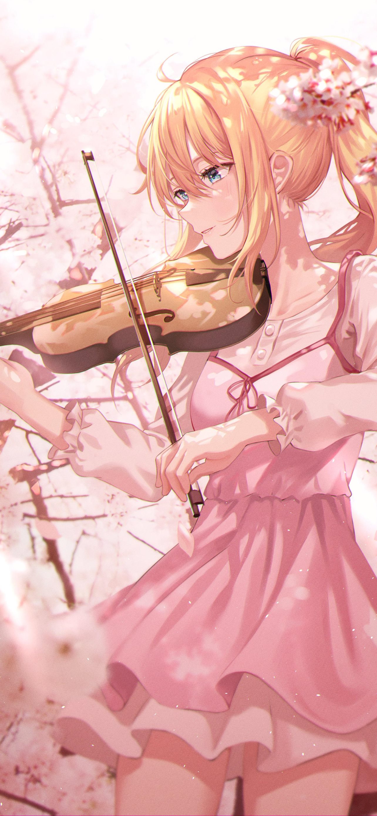 A Spring Without You Kaori Your Lie in April Otaku... iPhone Wallpapers Free  Download
