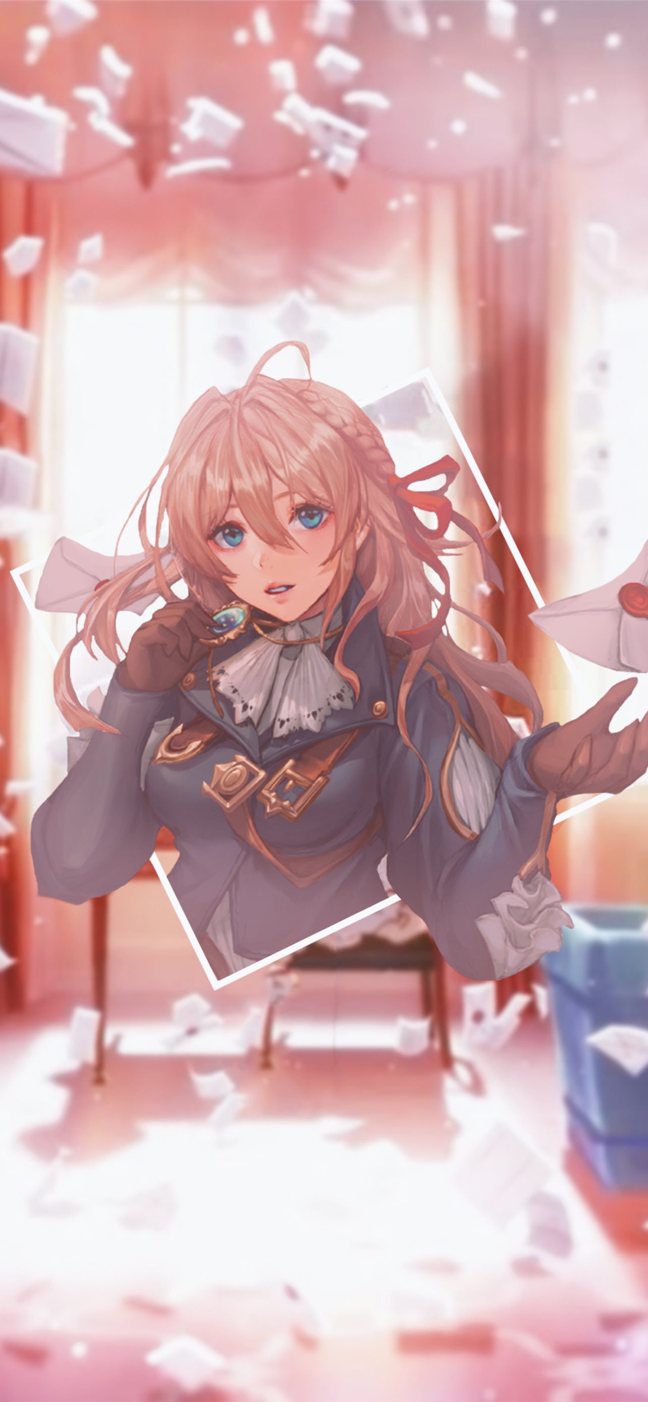 4k Violet Evergarden Anime Sony Xperia X Xz Z5 Pre Iphone Wallpapers Free Download