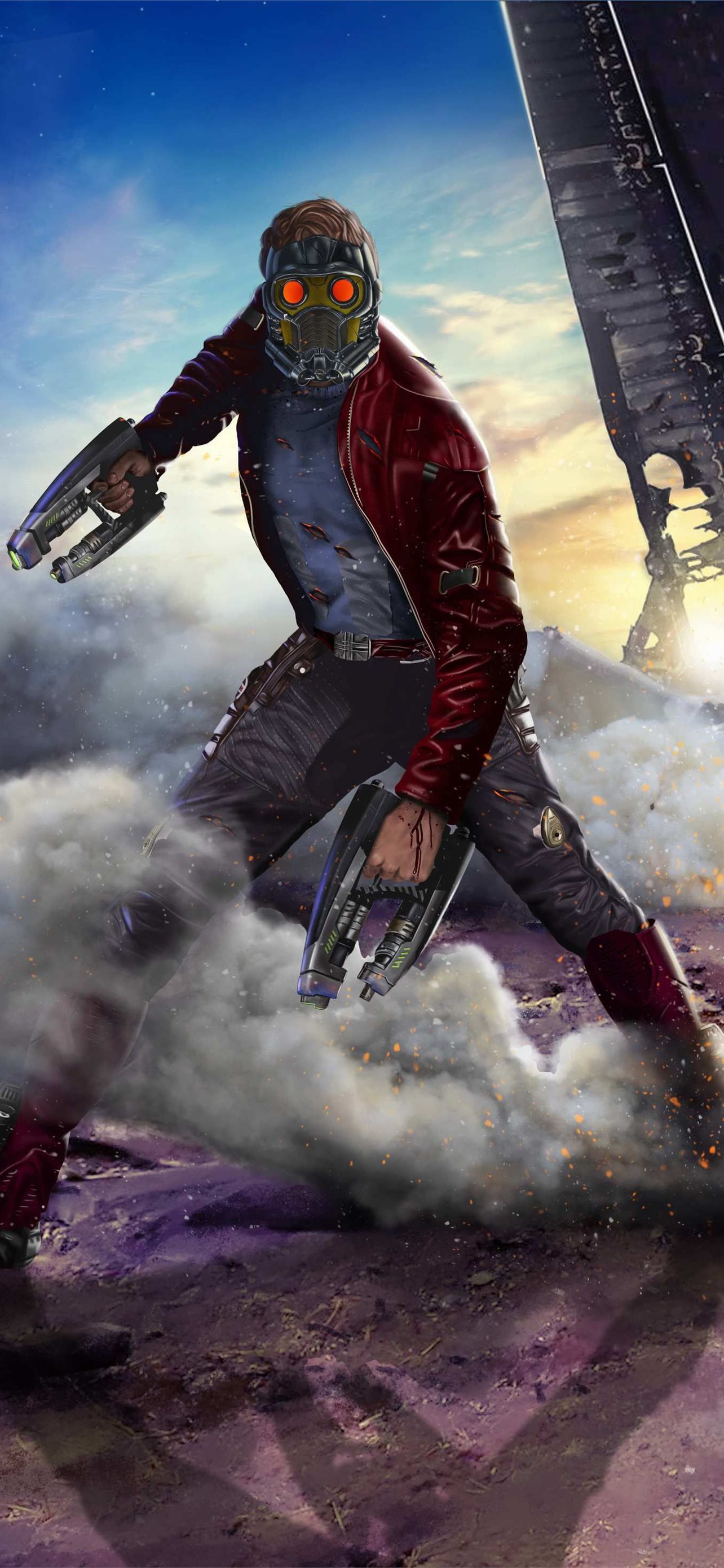 Guardians of the Galaxy Star Lord iPhone Wallpapers Free Download