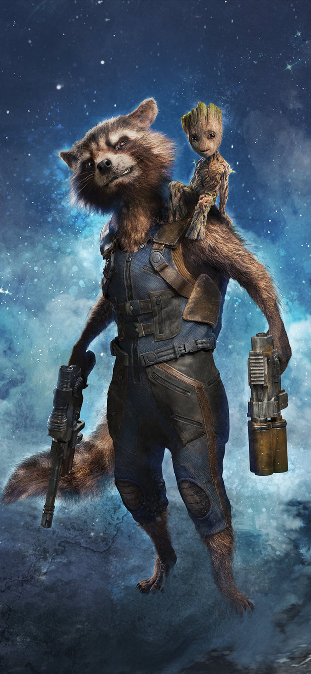 Rocket Raccoon And Baby Groot Summer Of Heroes Son... iPhone Wallpapers  Free Download