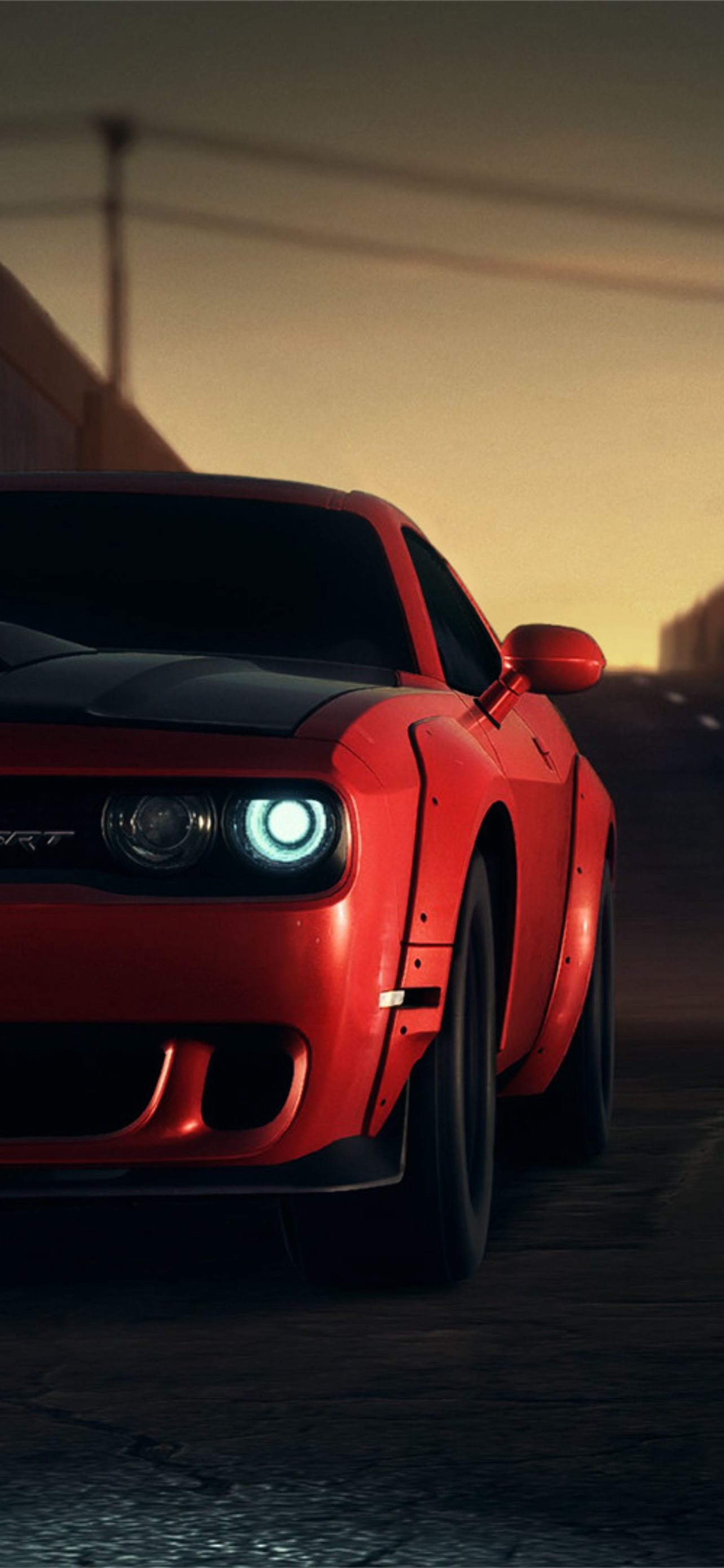 Dodge Demon Logo Cave iPhone Wallpapers Free Download
