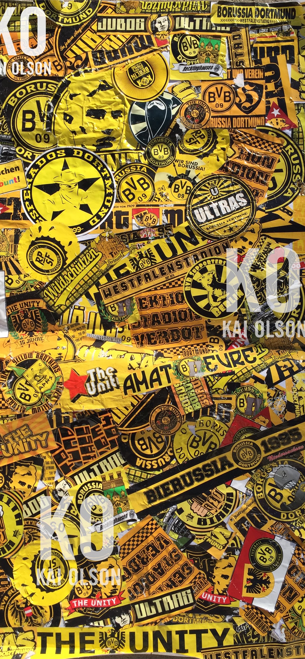 Borussia Dortmund Collage on Behance iPhone Wallpapers Free Download