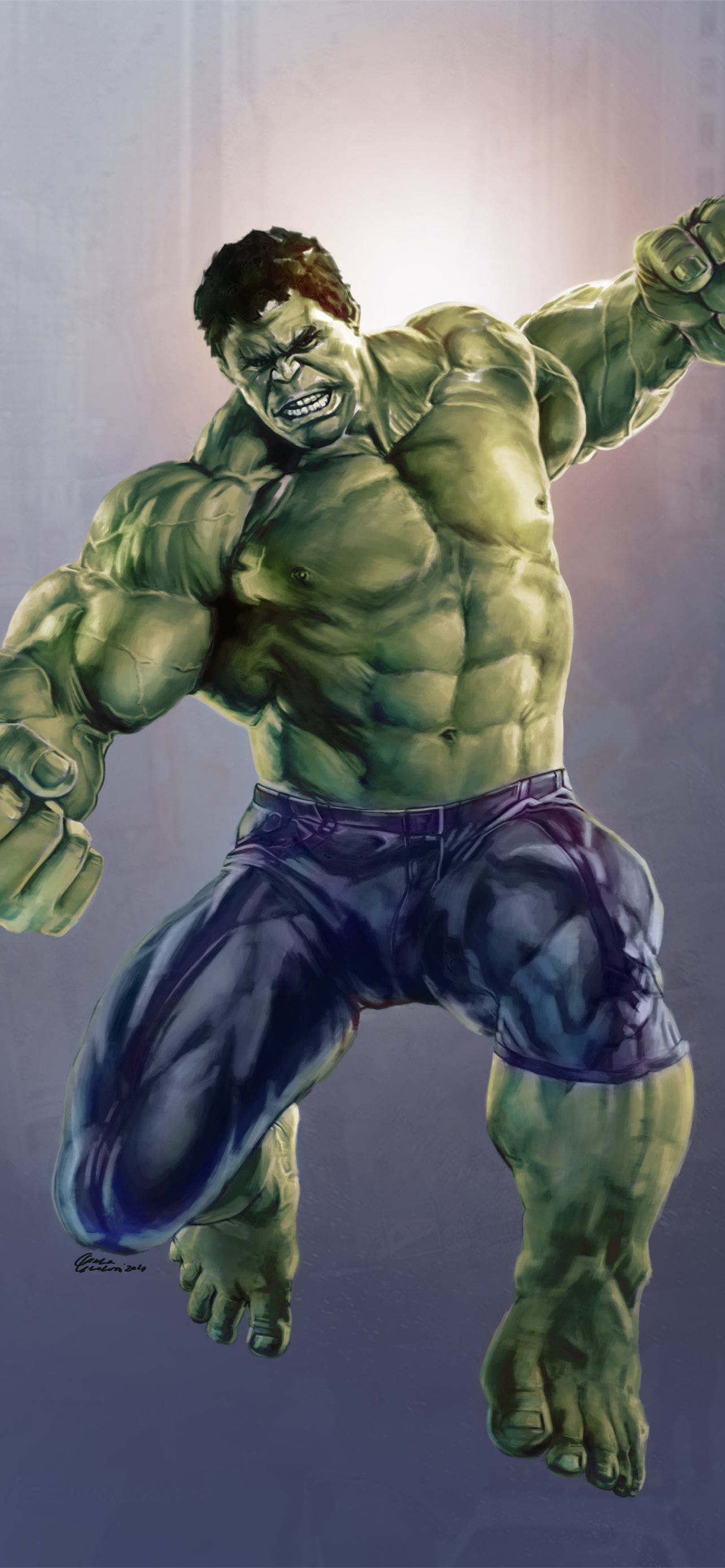 Angry Marvelous Hulk Hues with fire wallpaper for Walls - Magic Decor ®-thanhphatduhoc.com.vn
