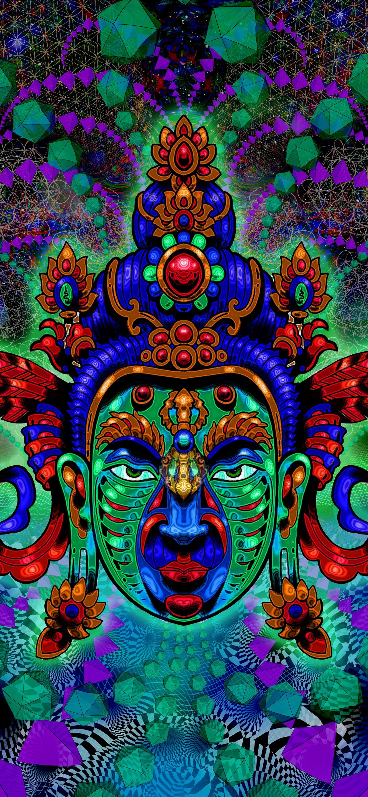 Psychedelic Buddha Google Search Iphone Wallpapers Free Download