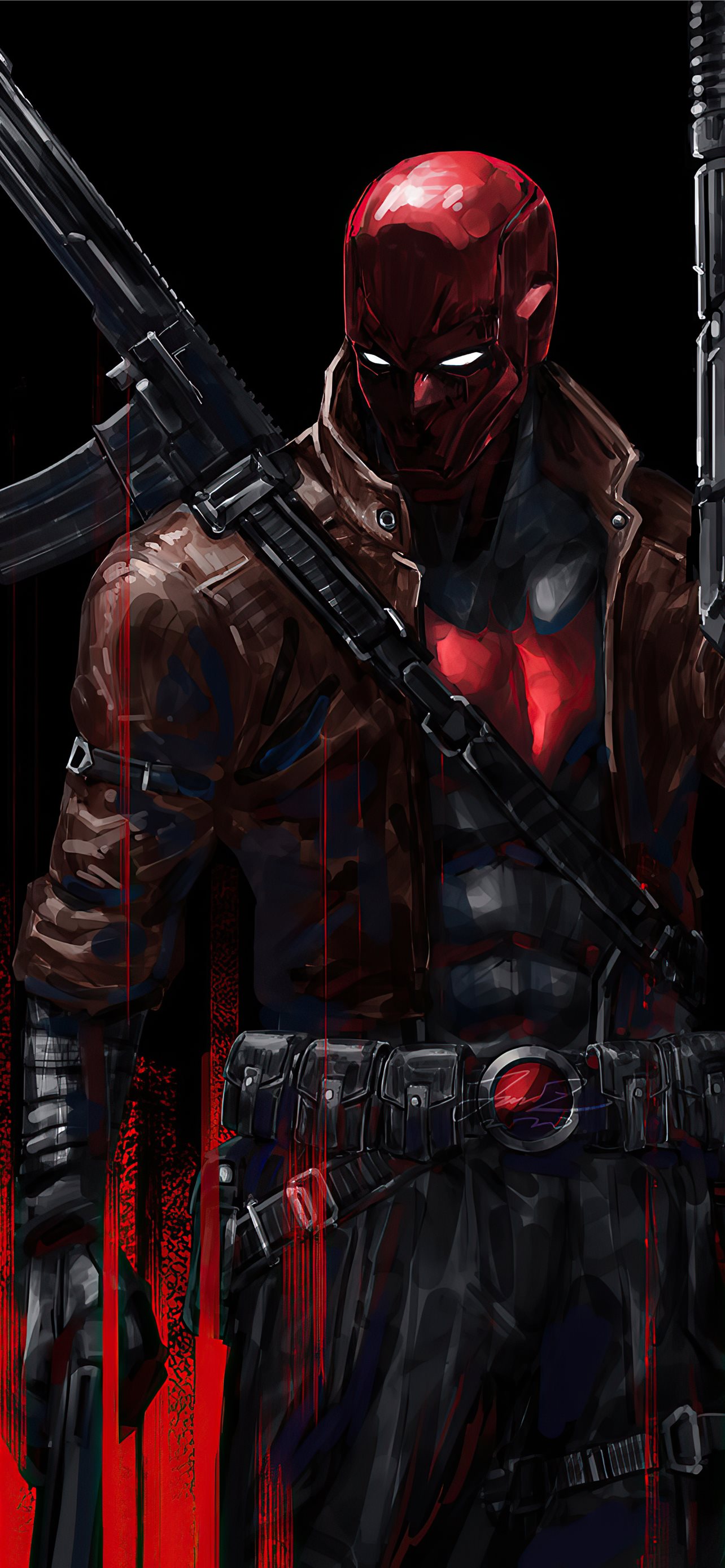 Red Hood  Awesome Red HUD HD phone wallpaper  Pxfuel