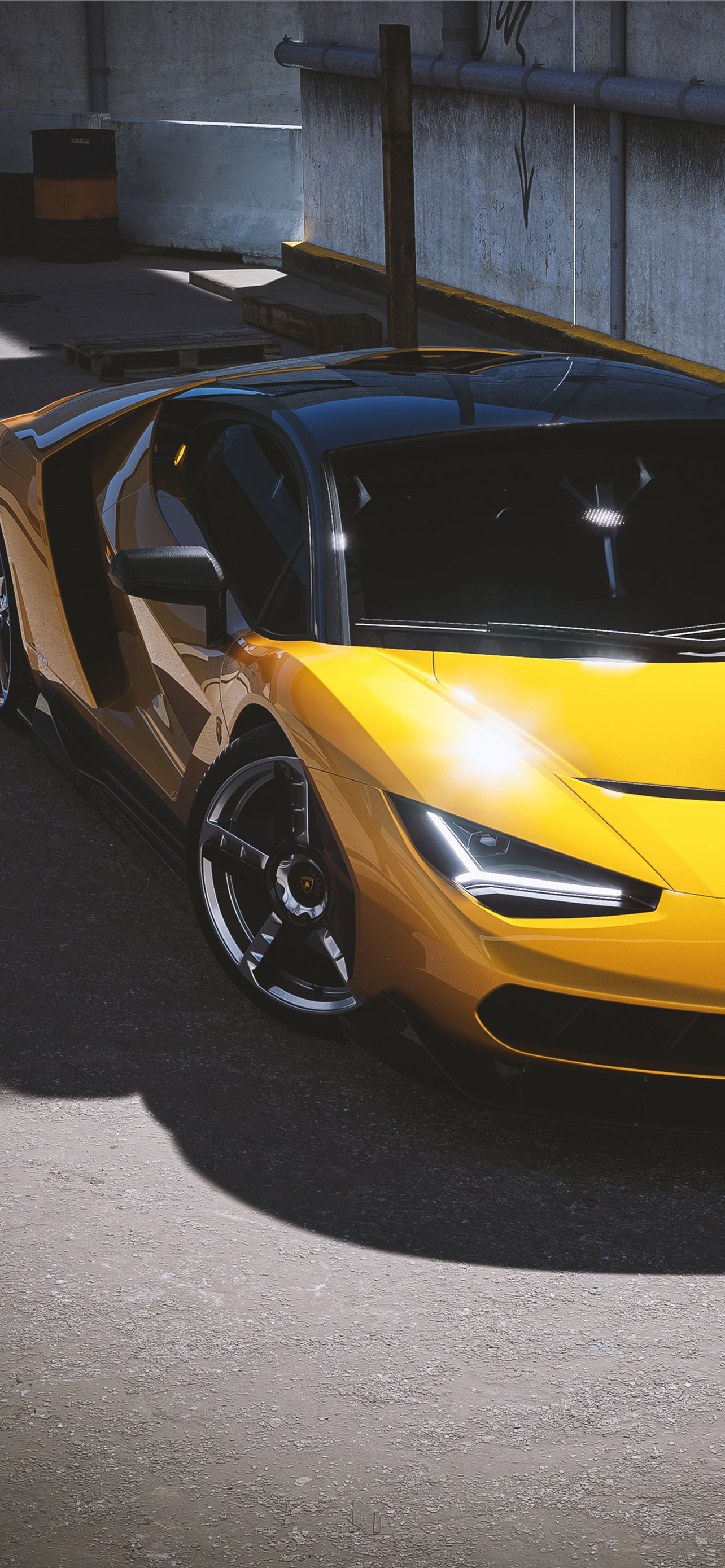 2021 Lamborghini Centenario Yellow Cgi 4k Sony Xpe... iPhone Wallpapers  Free Download