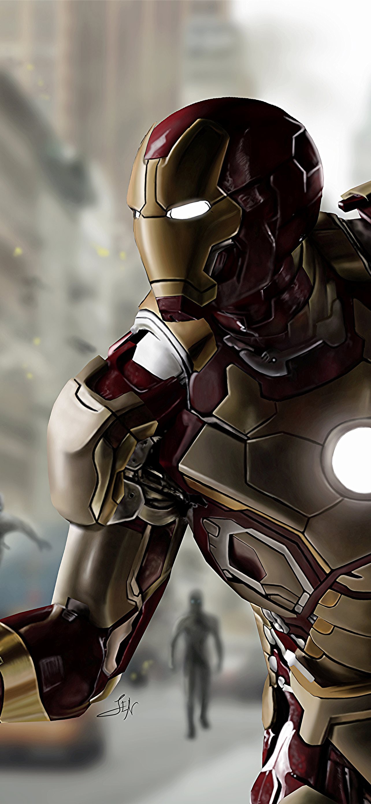 Iron Man In Avengers Age Of Ultron Sony Xperia X X... iPhone Wallpapers  Free Download