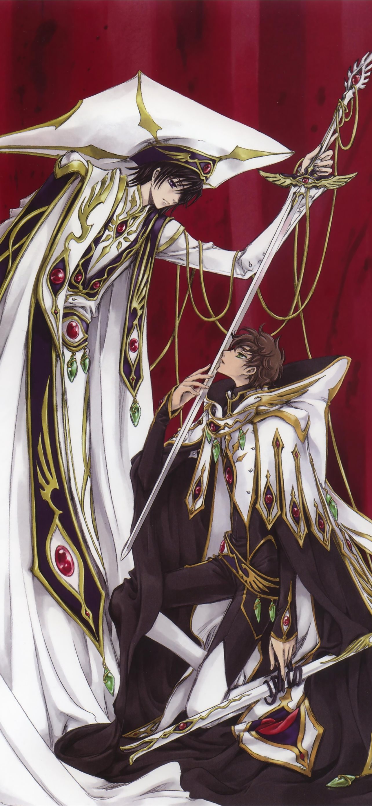 Code Geass Lelouch Lamperouge Suzaku Kururugi.iPhone 6 wallpaper