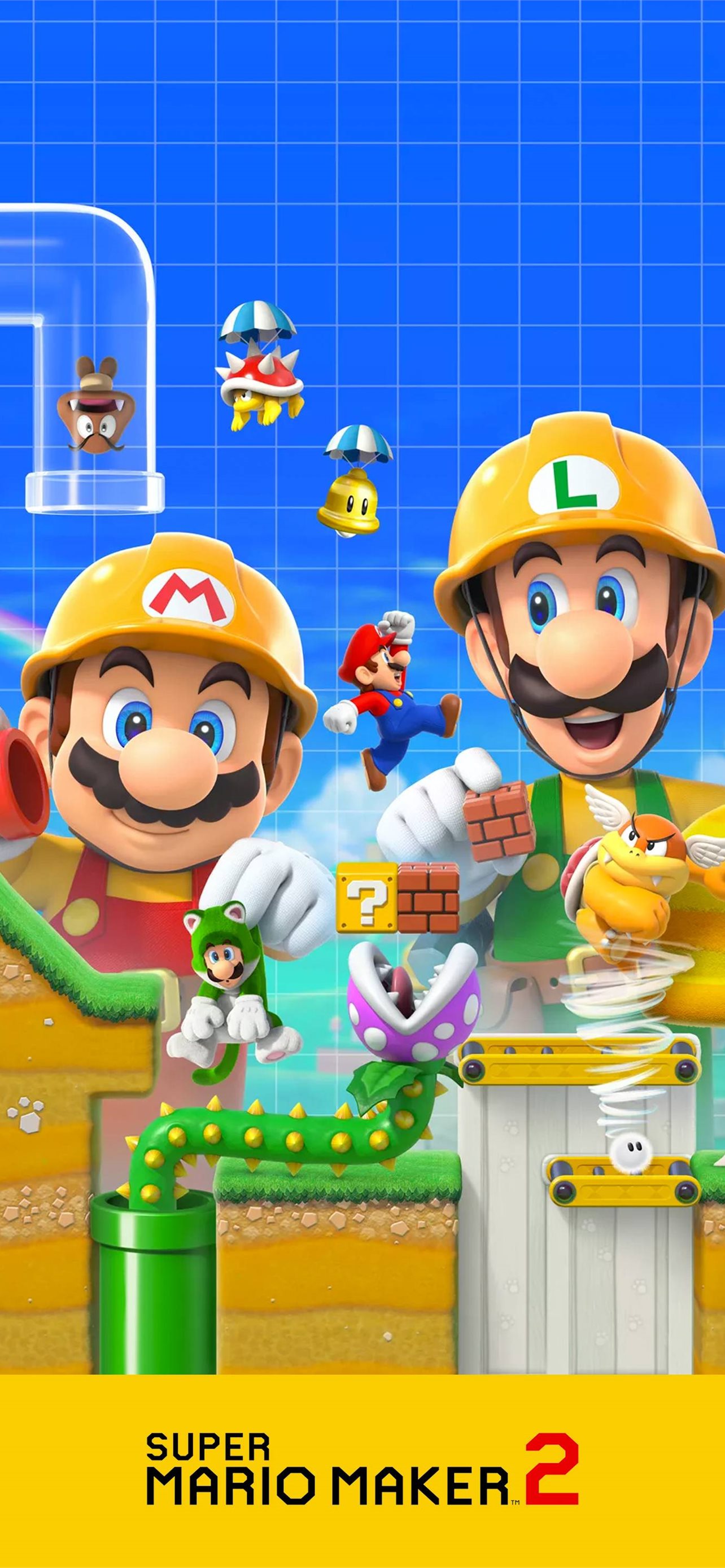 Super Mario Bros Background WQHD 1440P Wallpaper | Pixelz
