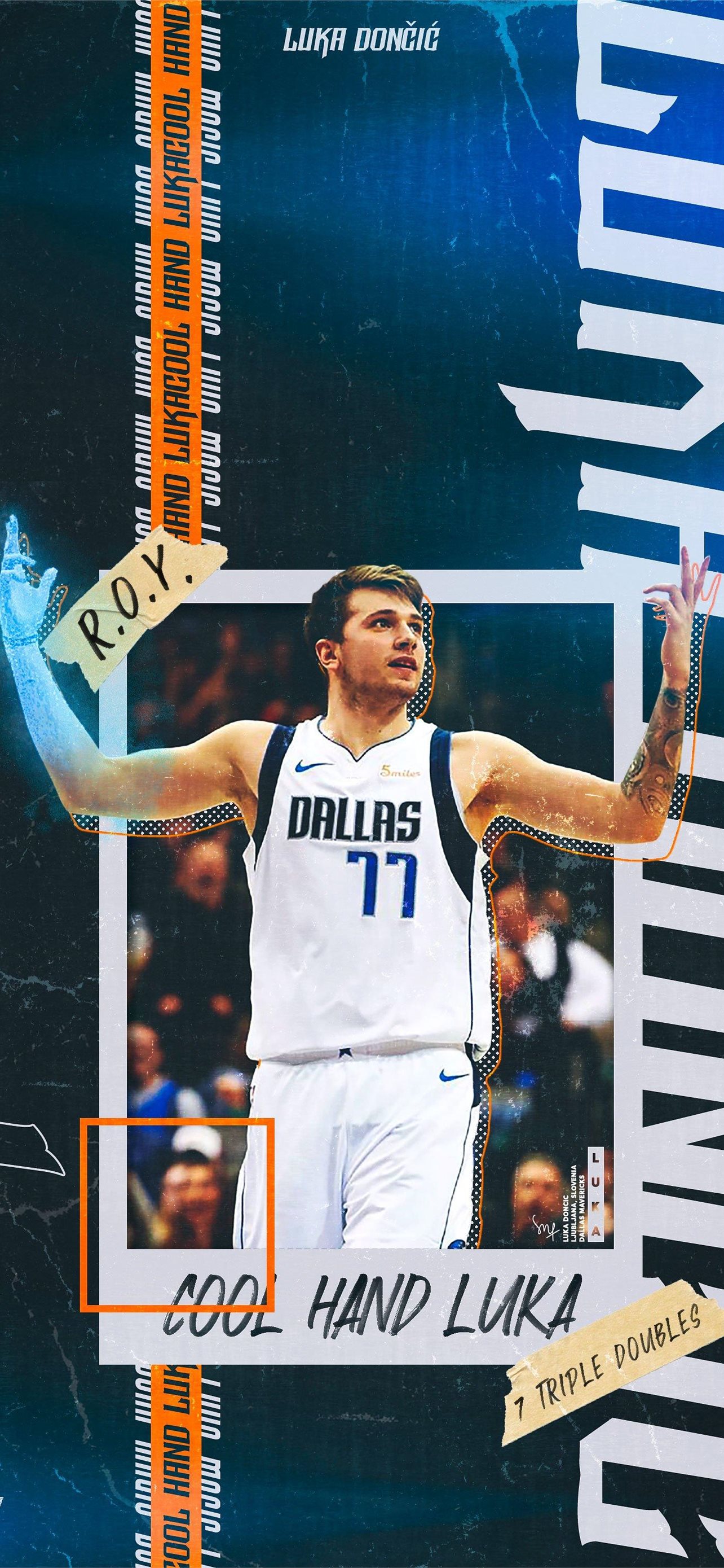 Luka Doncic Wallpaper  Poster for Sale by YasnaYamina  Redbubble