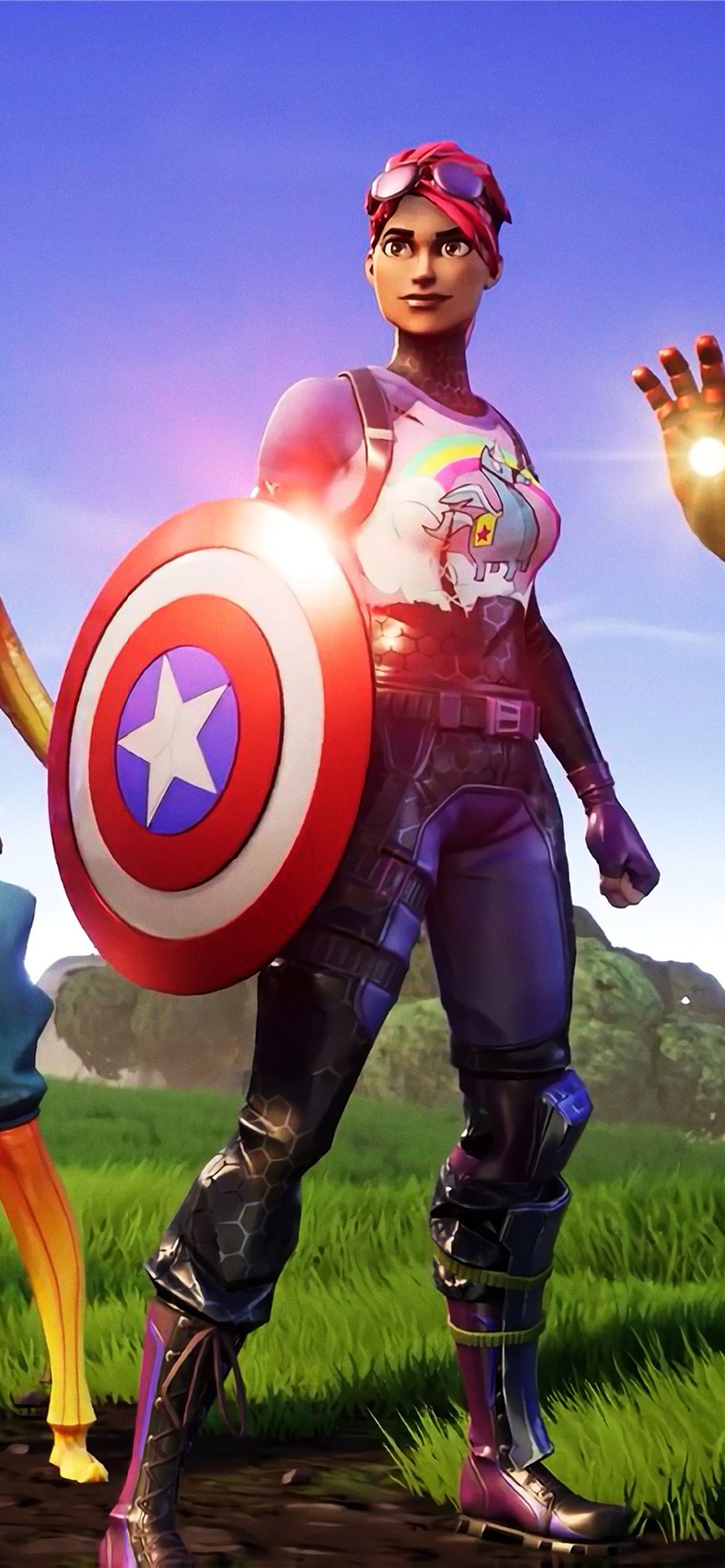 fortnite x avengers iPhone Wallpapers Free Download