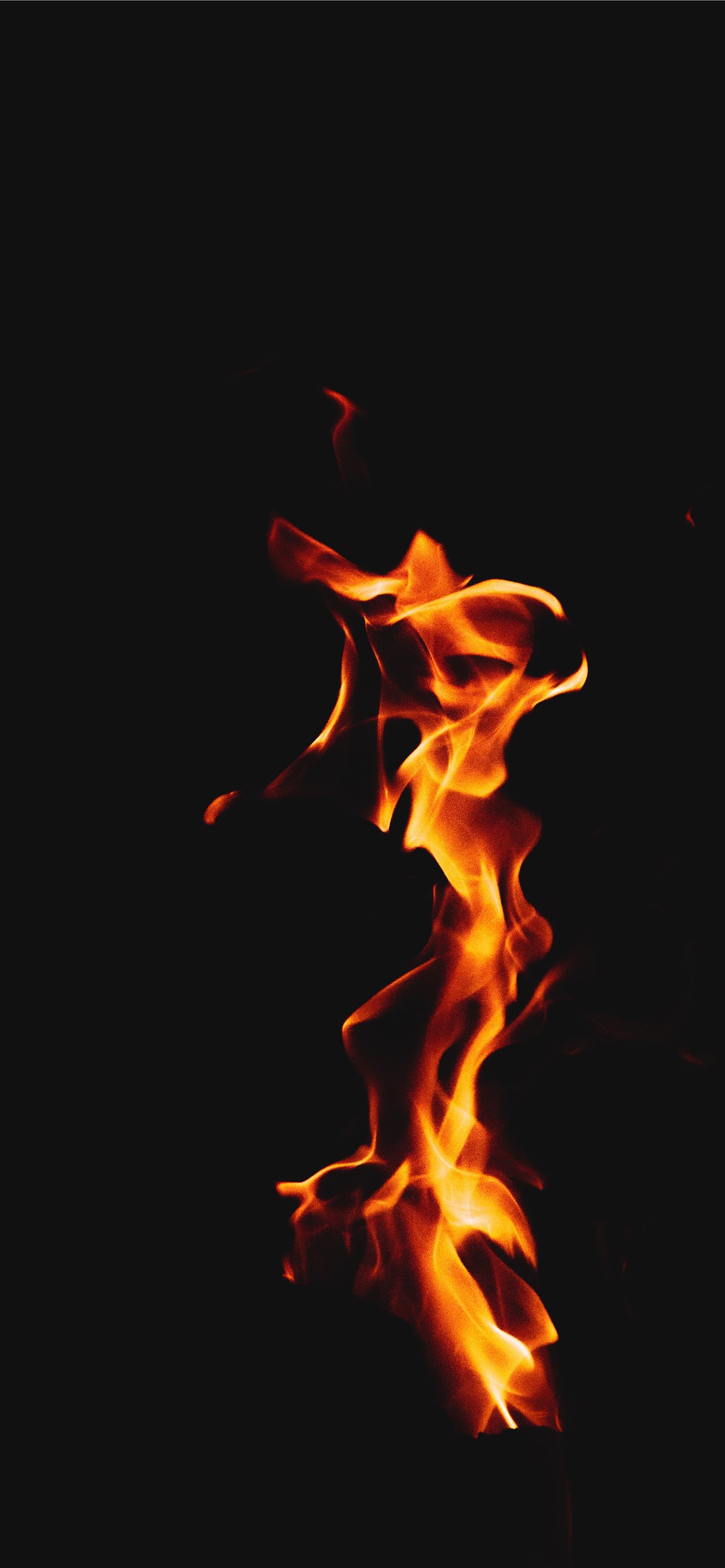 Fire on a black background 1900752 Stock Photo at Vecteezy