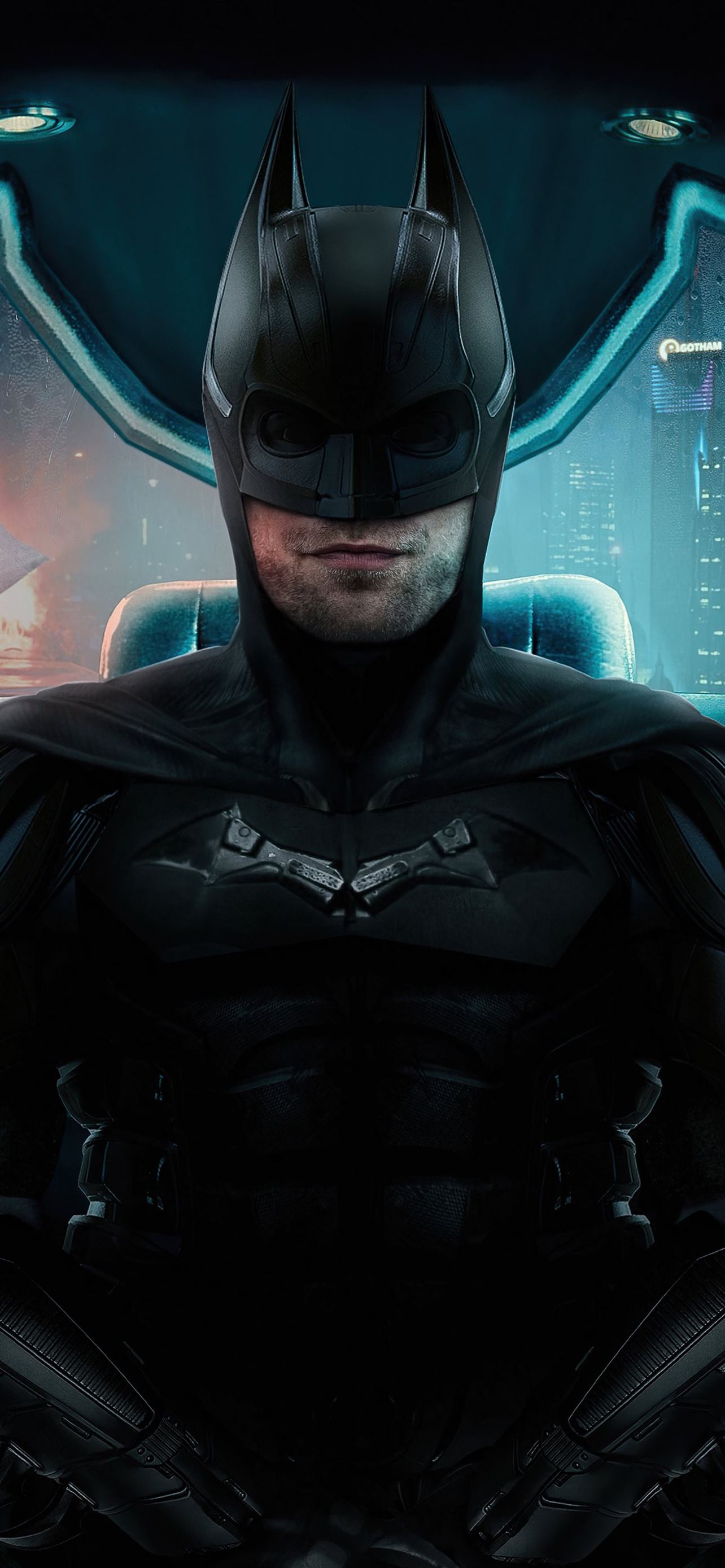 2022 the batman art 4k iPhone Wallpapers Free Download