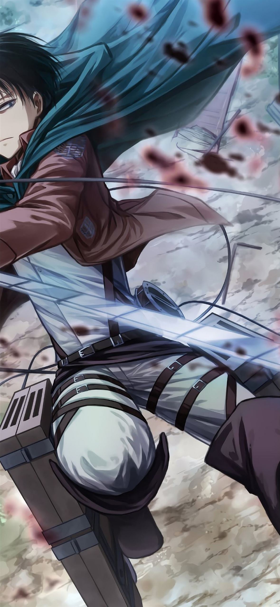 Wallpaper Anime Attack On Titan Levi Ackerman  Wallpaperforu
