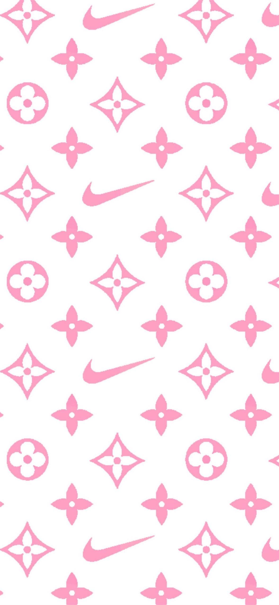 Download Louis Vuitton Pink Glitter Wallpaper