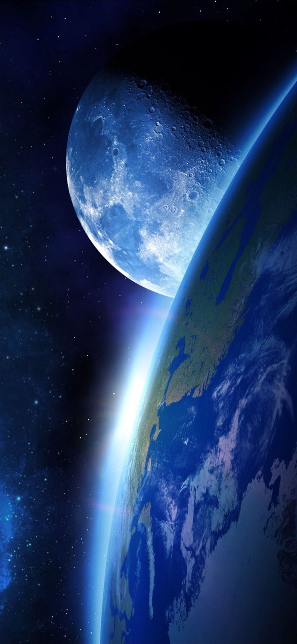 earth from space iPhone Wallpapers Free Download