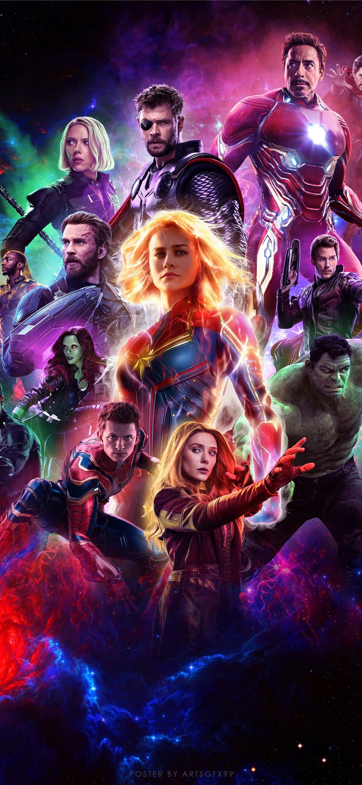 avengers endgame 48 pixel Pass iPhone Wallpapers Free Download