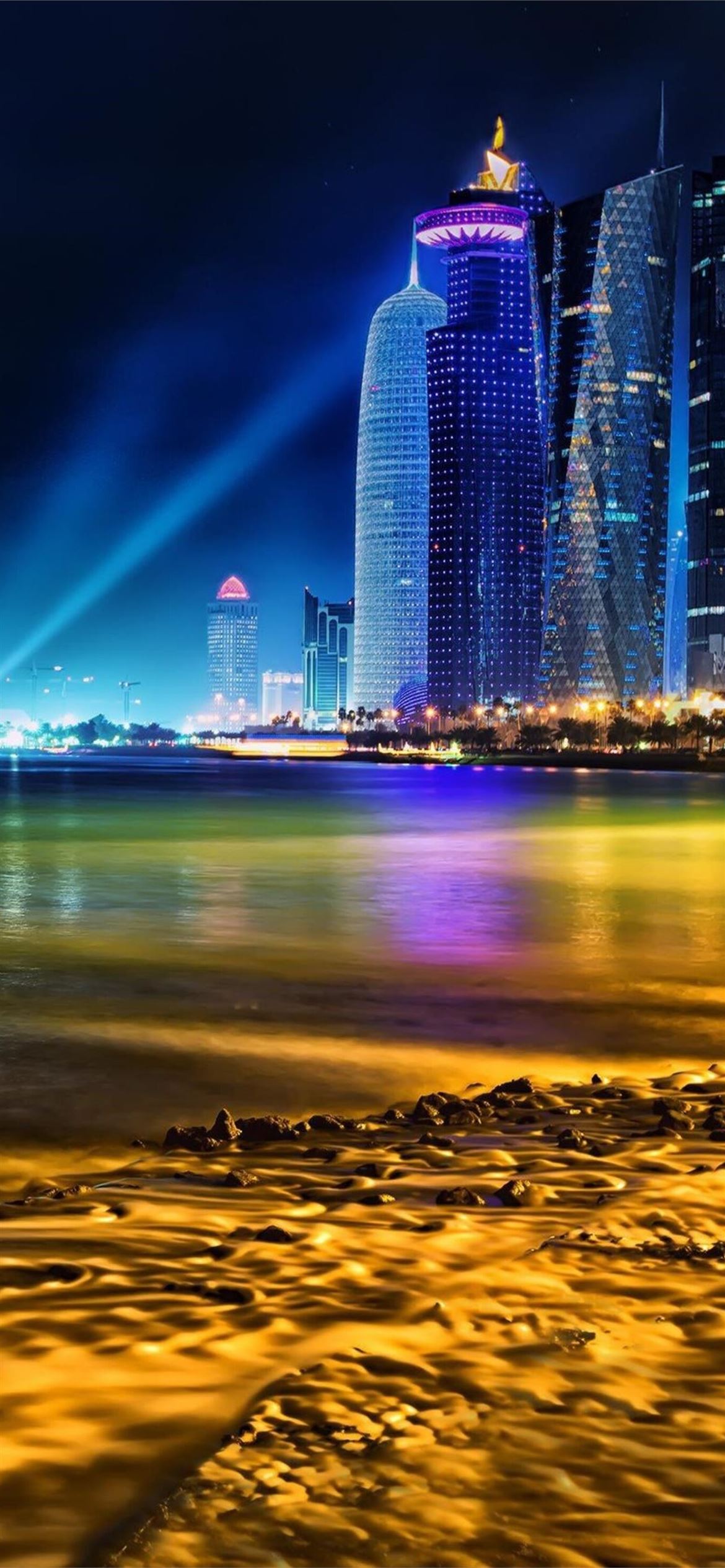 Qatar in 4K at Night  Doha Qatar in 4K UHD Film at Night  YouTube