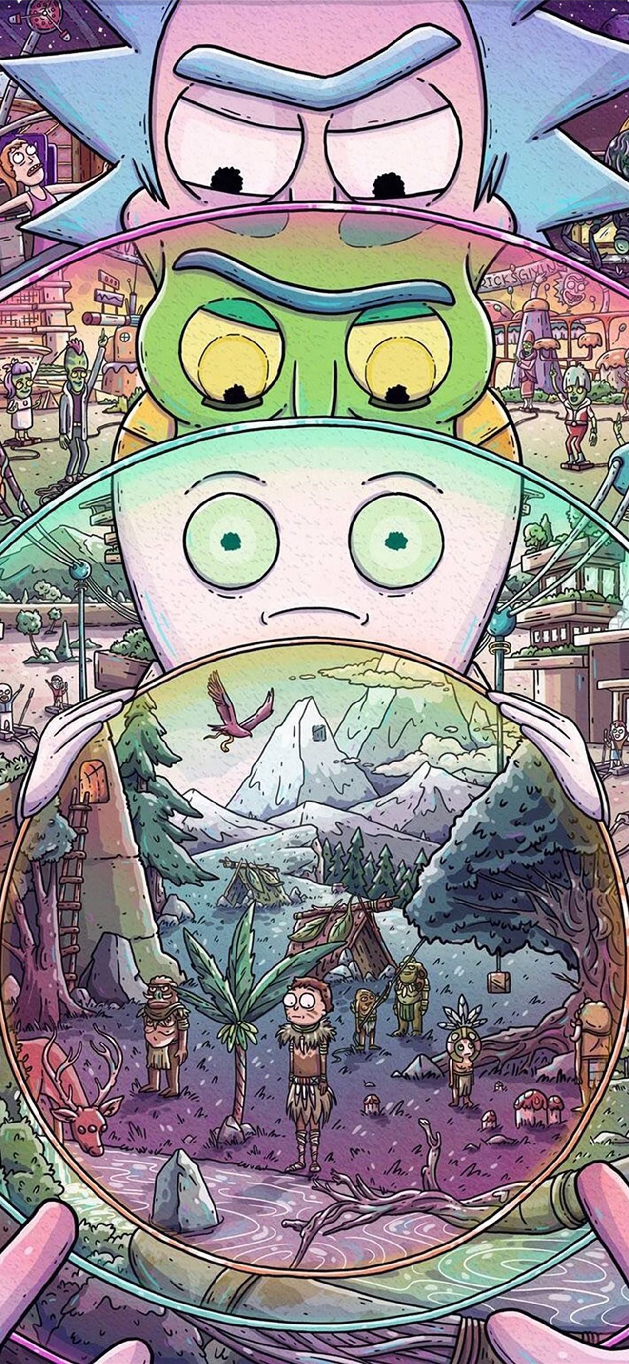 Rick and morty iphone backgrounds 8 HD phone wallpaper