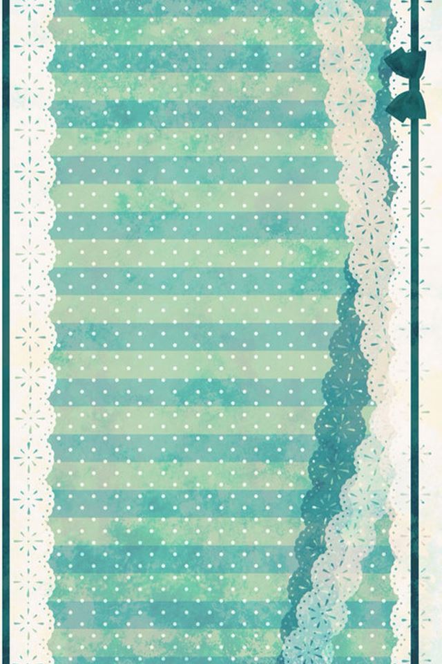 640x960 Lace bow wave point - lace iPhone 4s Wallpaper
