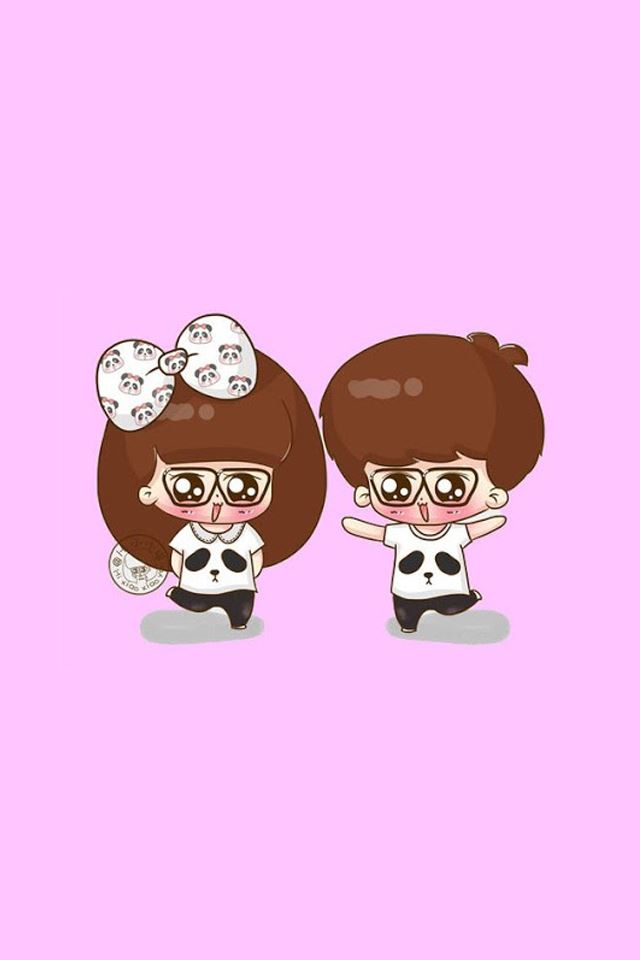 640x960 Girl and Boy - happy iPhone 4s Wallpaper