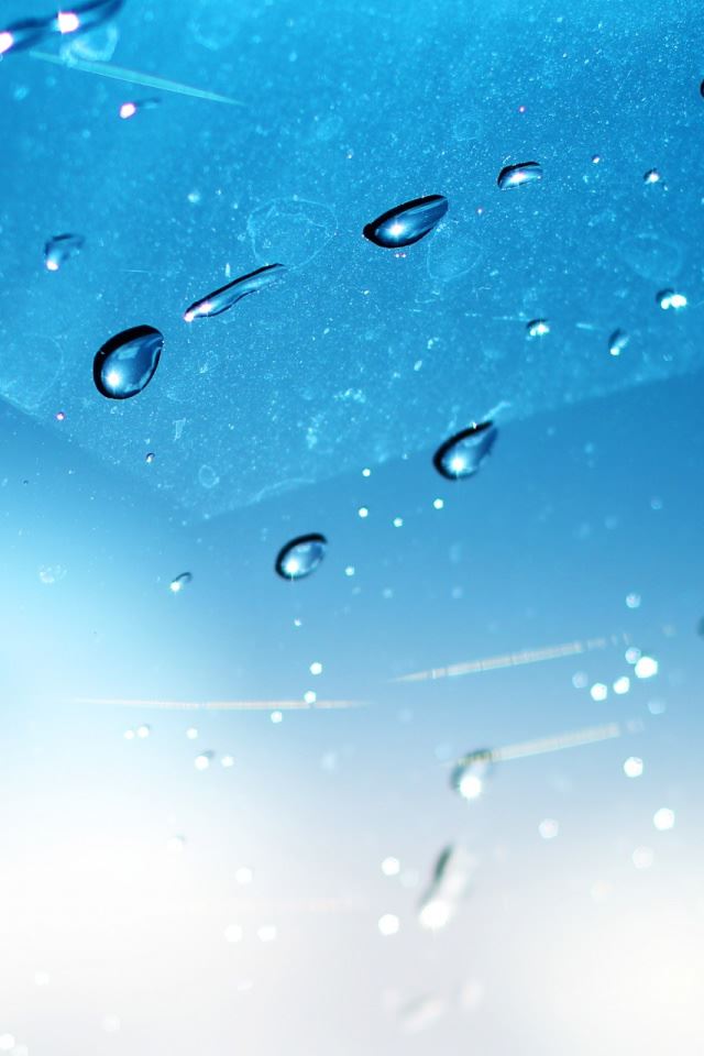 640x960 Water Splash Windshield - droplet iPhone 4s Wallpaper