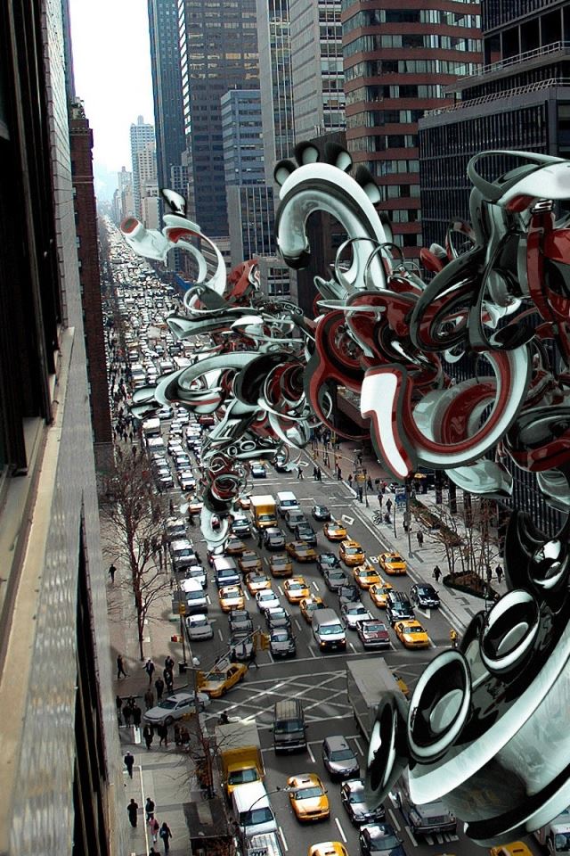 640x960 Theres Something In The Air - city iPhone 4s Wallpaper