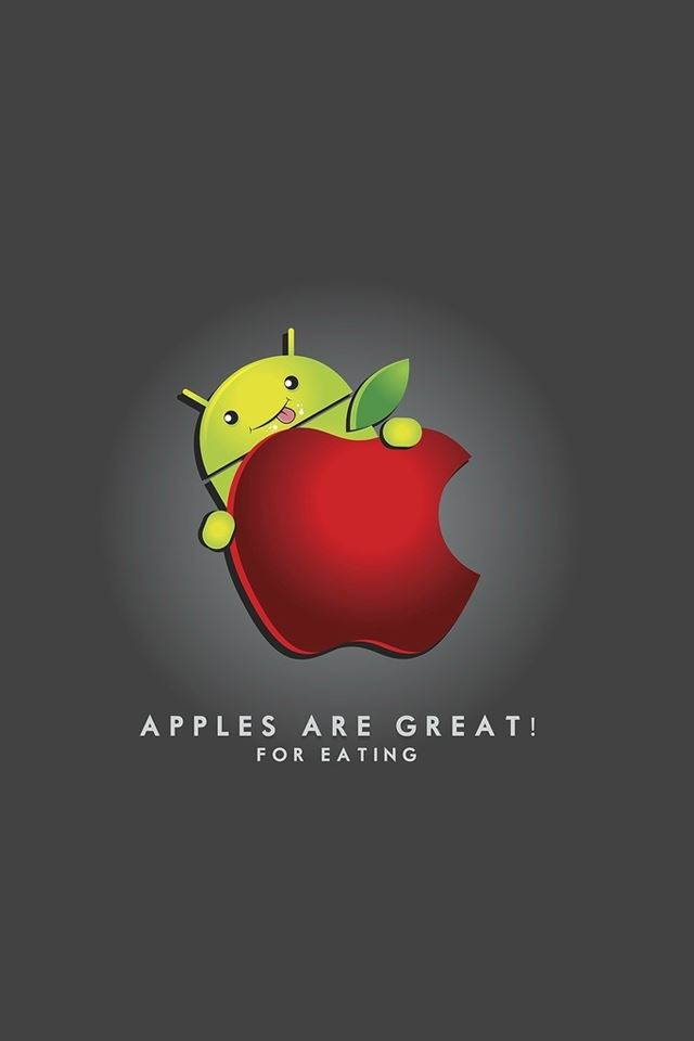 640x960 Android And Apple - apple iPhone 4s Wallpaper