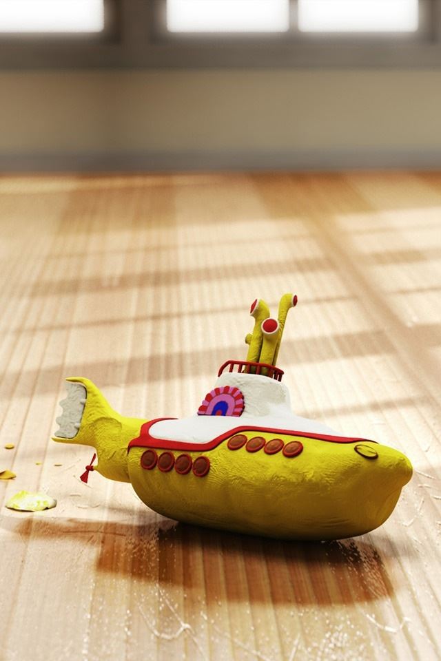 Submarine Toy iPhone 4s wallpaper 