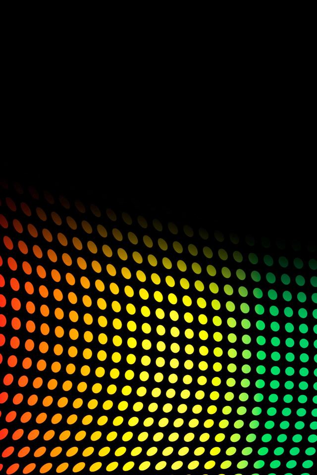 640x960 Dots - orange iPhone 4s Wallpaper