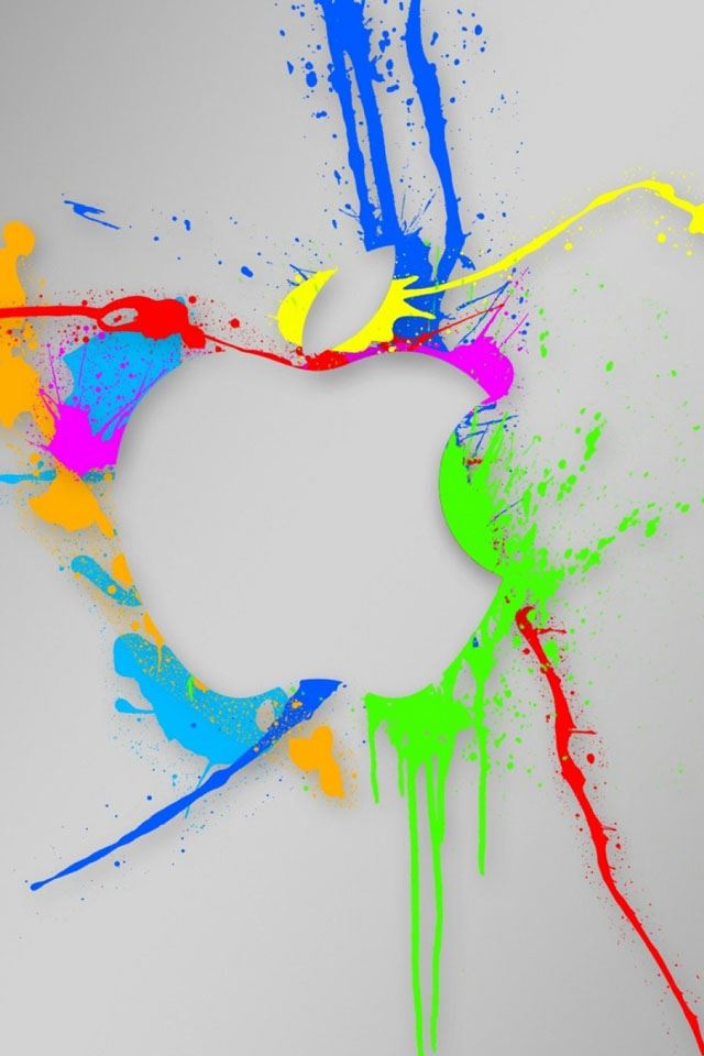 Paint Splash Apple iPhone 4s wallpaper 