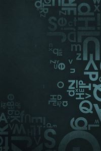 Letters English wallpaper