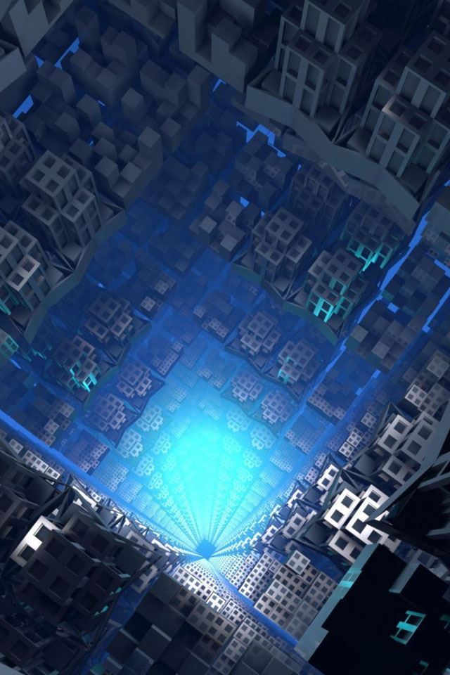 640x960 Bricks Squares Tower Construction - squares iPhone 4s Wallpaper