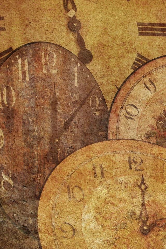640x960 Clock Antique Arrow Texture - clock iPhone 4s Wallpaper