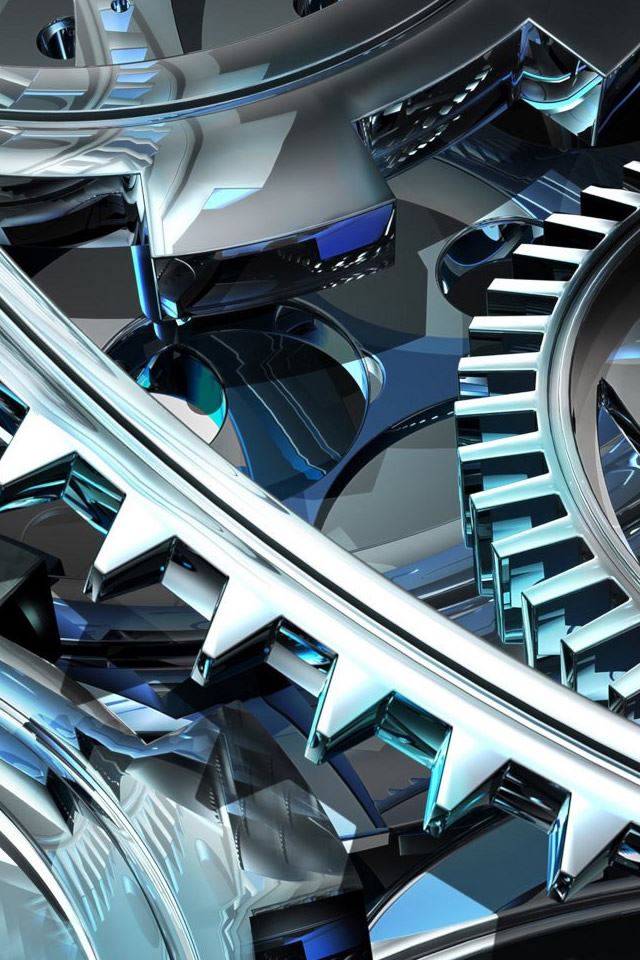 640x960 Mechanism - circle iPhone 4s Wallpaper