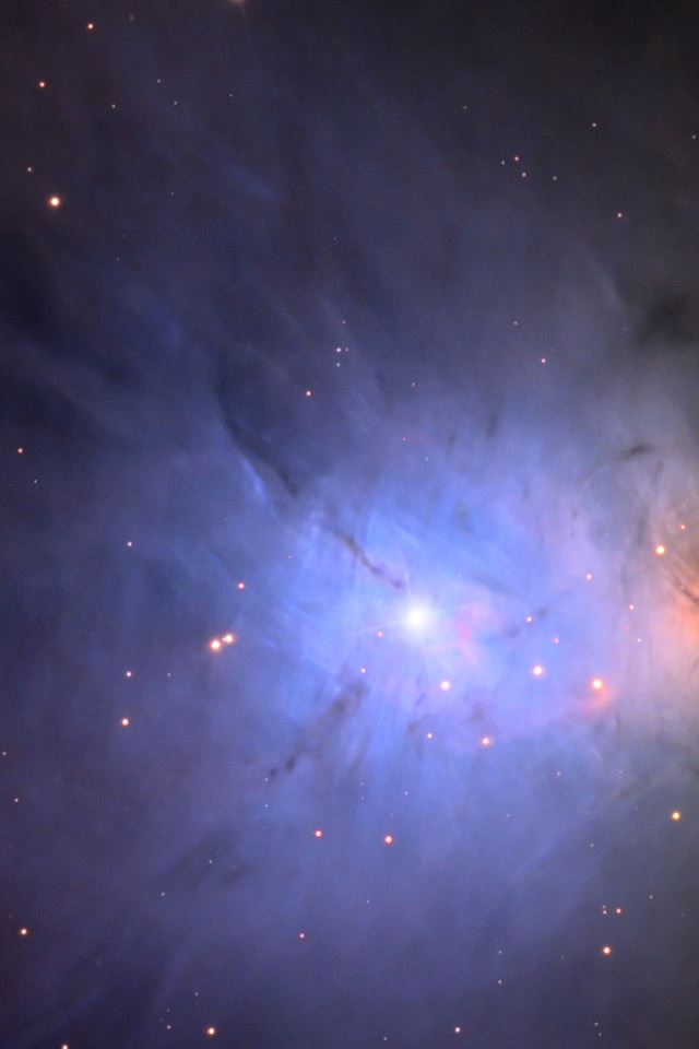 640x960 Nebula - circle iPhone 4s Wallpaper