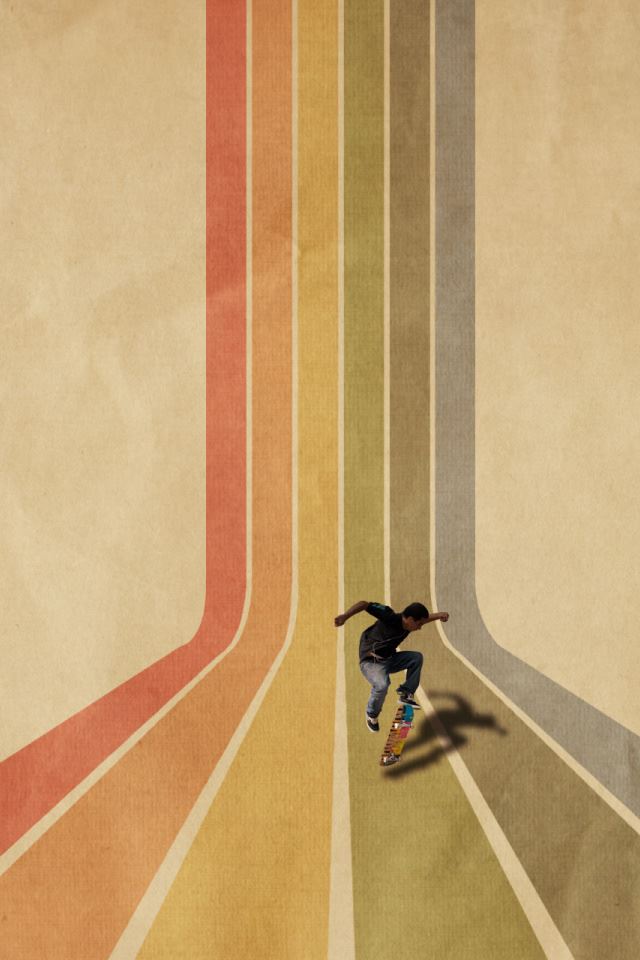 640x960 Skateboarder -  iPhone 4s Wallpaper