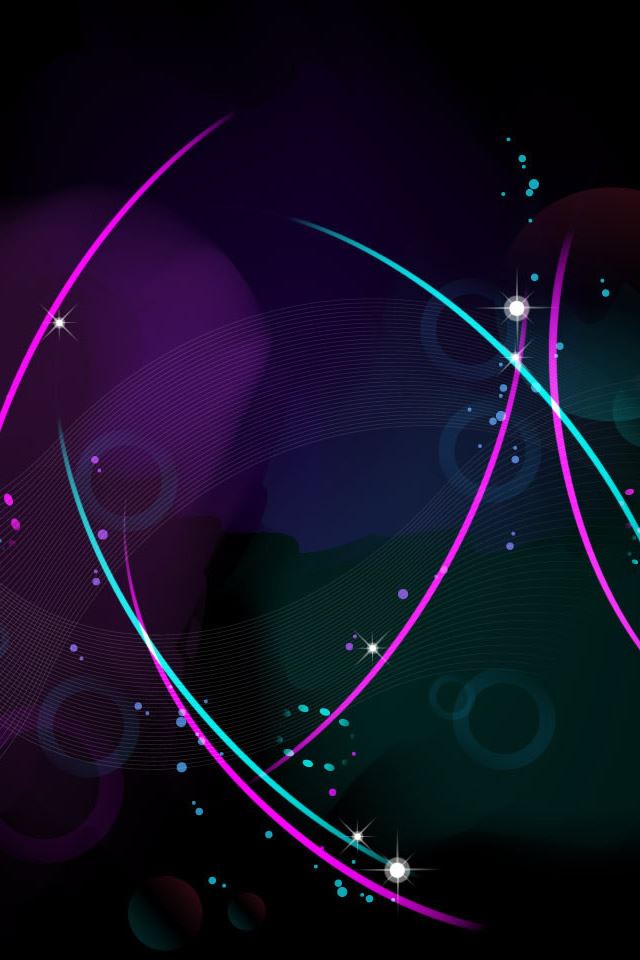 640x960 Spheres And Circles - line iPhone 4s Wallpaper