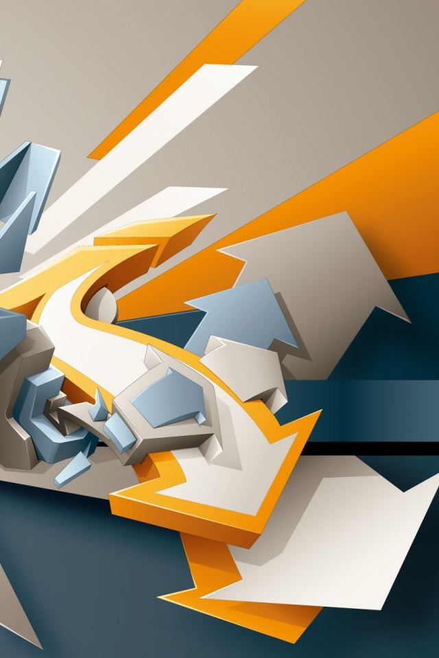 640x960 Arrows - wave iPhone 4s Wallpaper