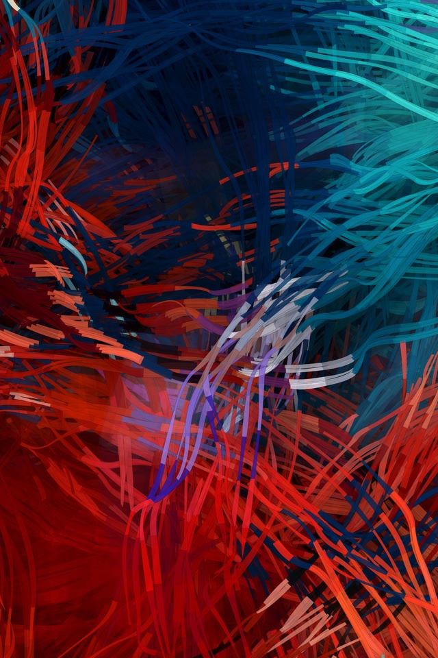 640x960 Chaos 3 - colorful iPhone 4s Wallpaper