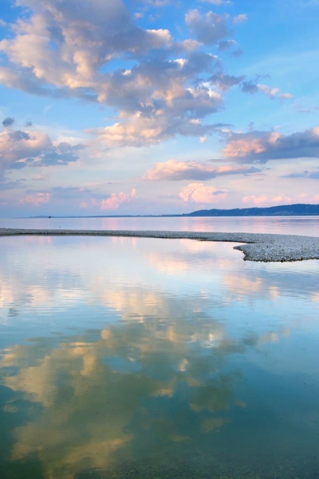 640x960 Evening Landscape - evening iPhone 4s Wallpaper