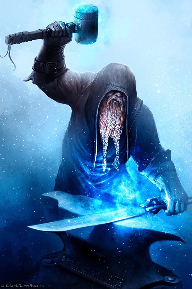 640x960 Ceiron Wars - knife iPhone 4s Wallpaper