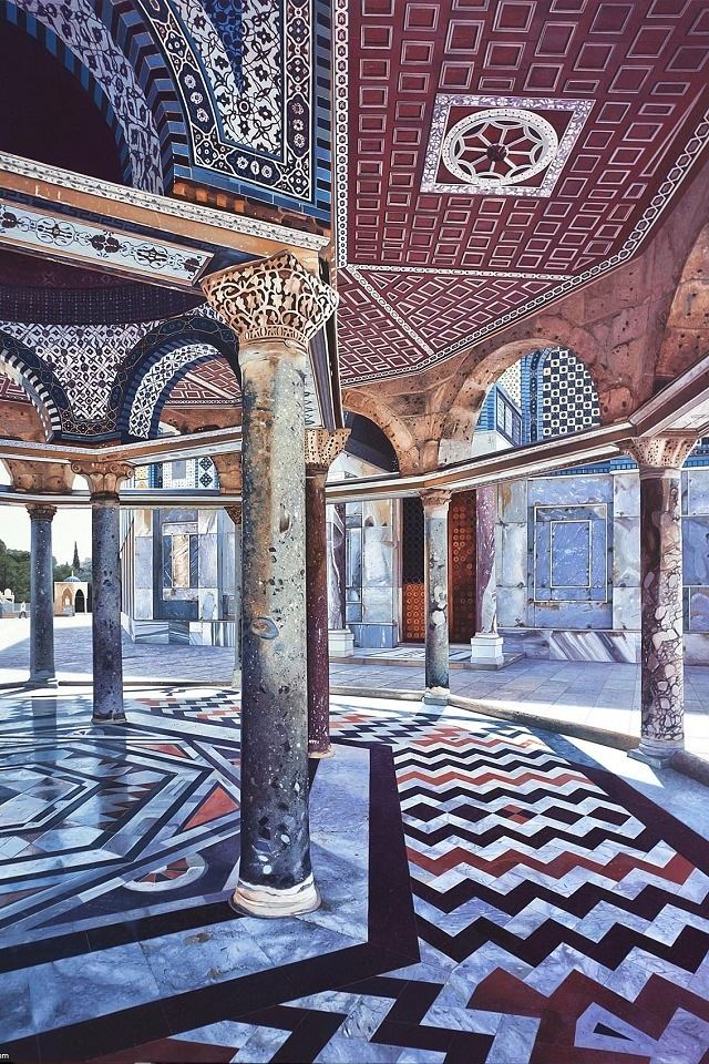 640x960 Corridor Painting - building iPhone 4s Wallpaper