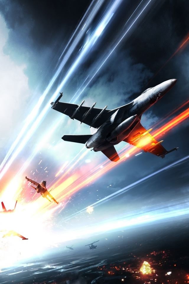 640x960 Battlefield 3 Aircrafts -  iPhone 4s Wallpaper