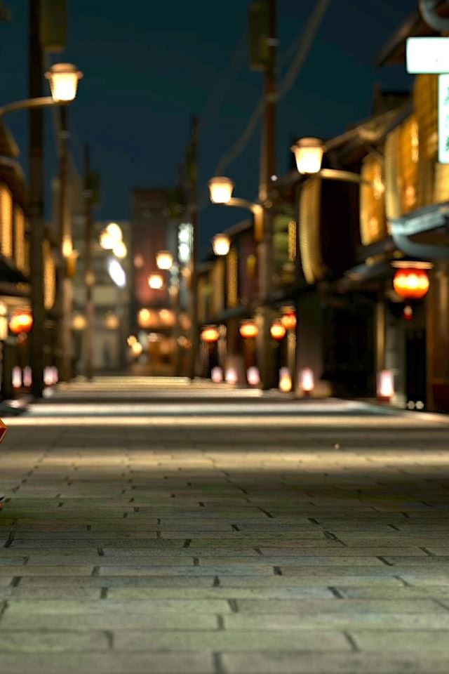 640x960 Country lanes - stone road iPhone 4s Wallpaper