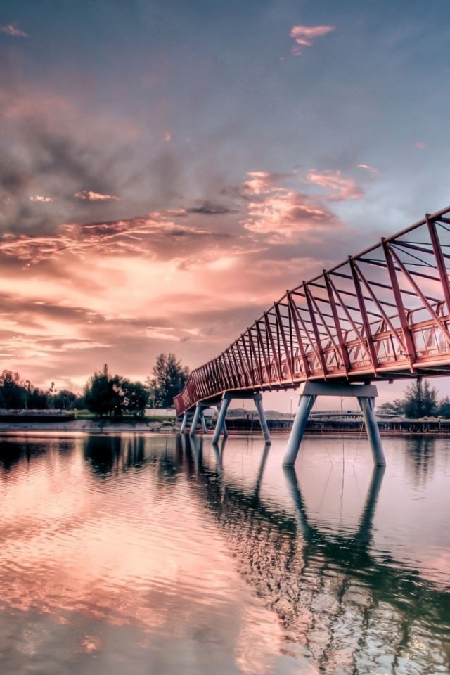 640x960 Metal Bridge - metal iPhone 4s Wallpaper