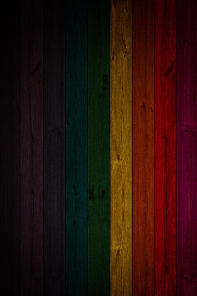 Colorful wood textures background iPhone 4s Wallpapers Free Download