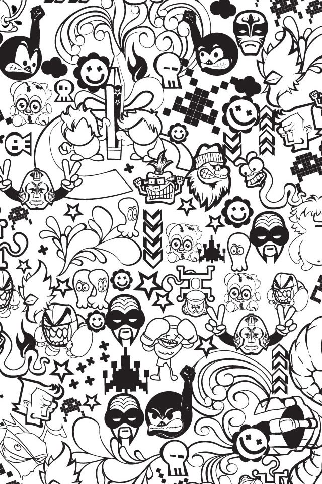 640x960 Zedduo Comics - circle iPhone 4s Wallpaper