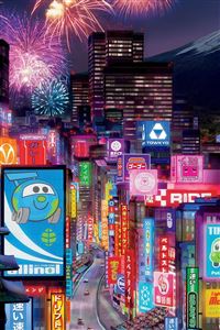 Tokyo City In Cars 2 wallpaper